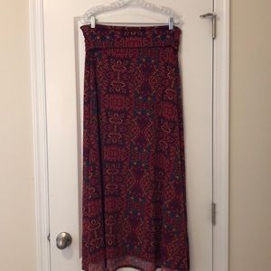 LuLaRoe Maxi Skirt L